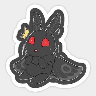 Cute Moth Man Sticker